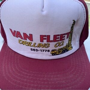 Vintage Van Fleet Drilling Co. SnapBack Mesh Trucker Hat Youngan